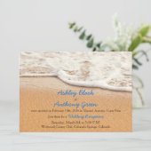 オシャンビーチでの結婚披露宴のみ 招待状 (スタンド正面)