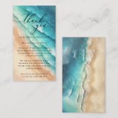 オシャンビーチサマーParty感謝 エンクロージャーカード (正面/裏面)