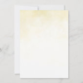 オシャンビーチトロピカルウォーターカラー5歳誕生日 招待状 (裏面)