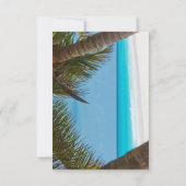 オシャンビーチトロピカル50周年結婚記念日出欠確認 出欠カード (裏面)