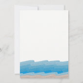 オシャンビーチバースデーパーティー 招待状 (裏面)