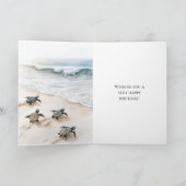 オシャンビーチ沿いの海ガメ カード (内部)