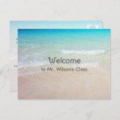 オシャンビーチ ウェルカムトゥスクール ポストカード (正面/裏面)