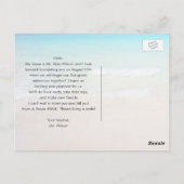 オシャンビーチ ウェルカムトゥスクール ポストカード (裏面)