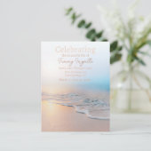 オシャンレジビーチ葬儀・ライフセレブレーション ポストカード (スタンド正面)