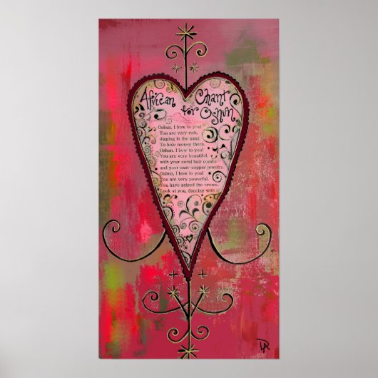 オシュンのアフリカンチャント ポスター (正面)