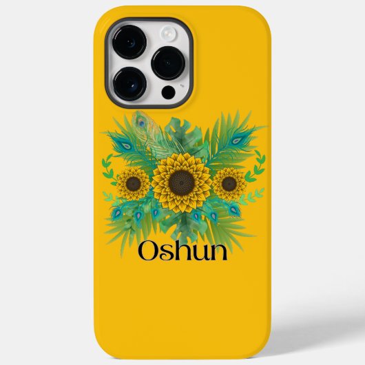 オシュン女神のひまわり Case-Mate iPhoneケース (裏面)