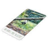 オシュート、あなたはかわいいパンダの磁石 マグネット (左側)