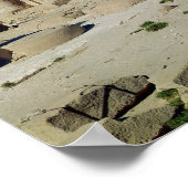 オシライド姿ラムセスII壁を囲む ポスター (角)