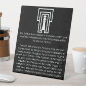 オシリスのペデスタルサインのギルド 台座サイン (インサイチュ)