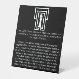 オシリスのペデスタルサインのギルド 台座サイン