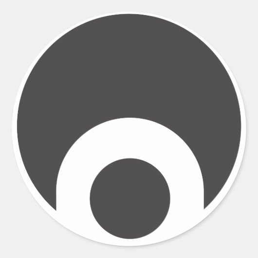 オシリスアイコン ラウンドシール (正面)