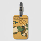 オシリス古代エジプトの荷物タグ ラゲッジタグ (正面縦)