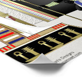 オシリス寺院のポスター ポスター (角)