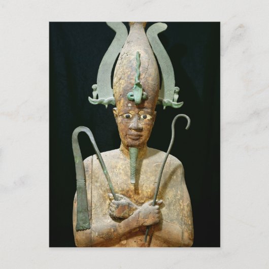 オシリス教神像 ポストカード (正面)