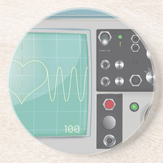 オシロスコープ愛 コースター (正面)