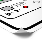 オシロスコープ電圧試験装置の前面パネル ポスター (角)