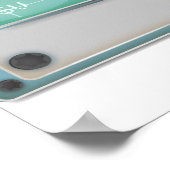 オシロスコープ ポスター (角)