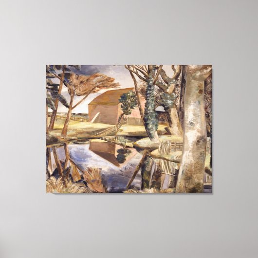 オシンブリッジ池（1927年～28年） キャンバスプリント (正面)