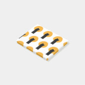 オシンプルレンジブラックツリー水彩画カスタム像 ポストイット (アングル)