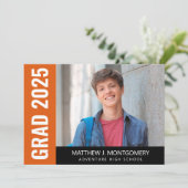 オシンプルレンジ白黒台本フォト大学院 案内状 (スタンド正面)