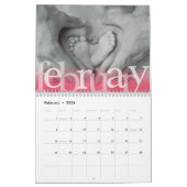 オシンプルーバーレイファミリ写真カレンダー カレンダー (2月 2026)