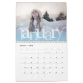 オシンプルーバーレイファミリ写真カレンダー カレンダー (1月 2026)