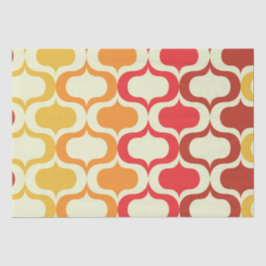 オジグラデーションーの模様（オレンジ、ミカン、赤） 薄葉紙