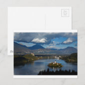 オジストリアからのブリュー湖の眺め ポストカード (正面/裏面)