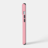 オジテイルドペットフォト 名前付き Blossom Pink  iPhone 15ケース (左側面)