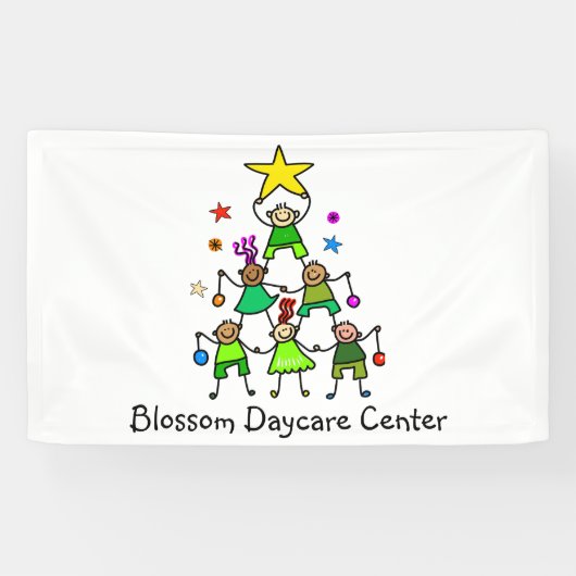 オジテントクリスマスツリーキッズ 横断幕 (横)