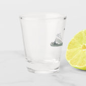 オジブウェイのショットグラス ショットグラス (左)