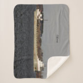 オジブウェイシェルパ毛布 シェルパブランケット (正面)