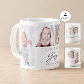 オジプリLOVE YOU GIGI 手書き4枚フォト コーヒーマグカップ
