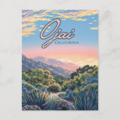 オジャイカリフォルニアトパトパマウンテンランドスケープ ポストカード (正面)