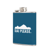 オジャイカリフォルニアプリーズ フラスク (左)