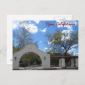 オジャイ，カリフォルニア ポストカード (正面/裏面)