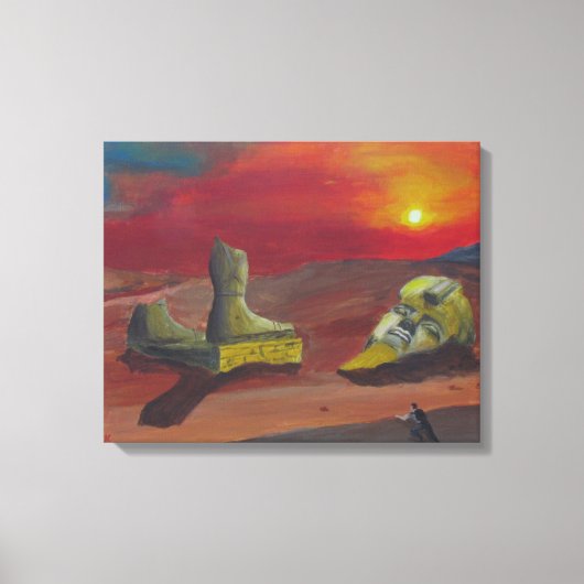 オジロディアス キャンバスプリント (正面)