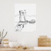 オジロディアス ポスター (キッチン)