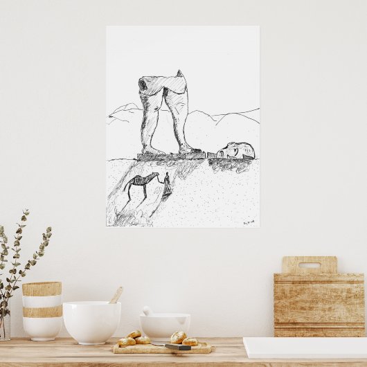 オジロディアス ポスター (キッチン)