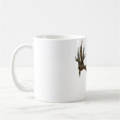 オジロ鹿シカのスカル1 コーヒーマグカップ (左)