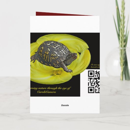 オジロ鹿シカのスパイクの木びき台の幸せな休日シリーズ シーズンカード (裏面)