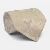 オジロ鹿シカの野性生物動物の子鹿 ネクタイ (ロール)