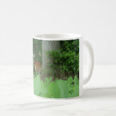 オジロ鹿シカ2はコーヒー・マグにある調子を与えました マグカップ (正面右)