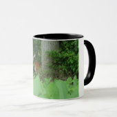 オジロ鹿シカ2はコーヒー・マグにある調子を与えました マグカップ (正面右)