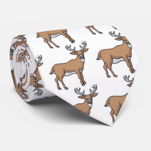 オジロ鹿シカ ネクタイ (ロール)