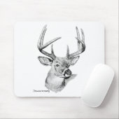 オジロ鹿シカ マウスパッド (マウス)