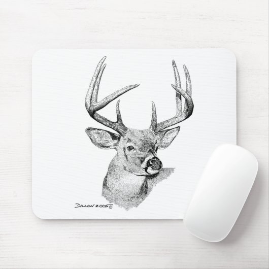 オジロ鹿シカ マウスパッド (マウス)