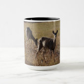 オジロ鹿シカ マグカップ (中央)