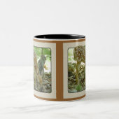 オジロ鹿シカ-子鹿のマグ2 ツートーンマグカップ (中央)